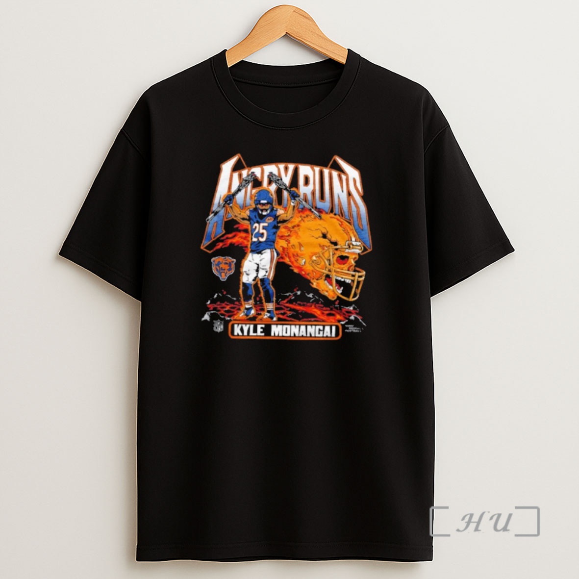 Officials Angry Runs 2025 Chicago Bear Kyle Monangai Double Winner Shirt Sweatshirt Tee
