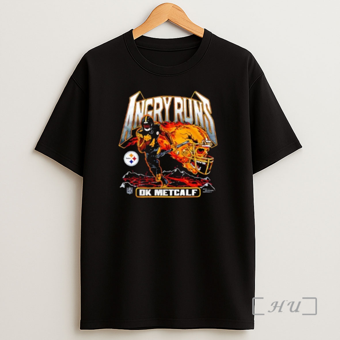 Officials Angry Runs 2025 Steelers Dk Metcalf Pittsburgh Steelers Shirt Sweatshirt Tee