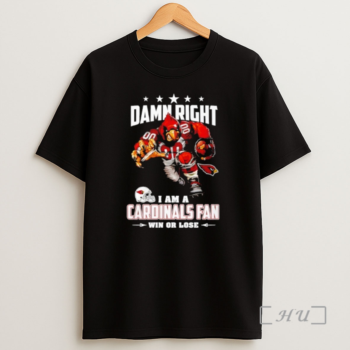 Officials Arizona Cardinals Mascot Damn Right I Am A Cowboys Fan Win Or Lose Shirt Sweatshirt Tee