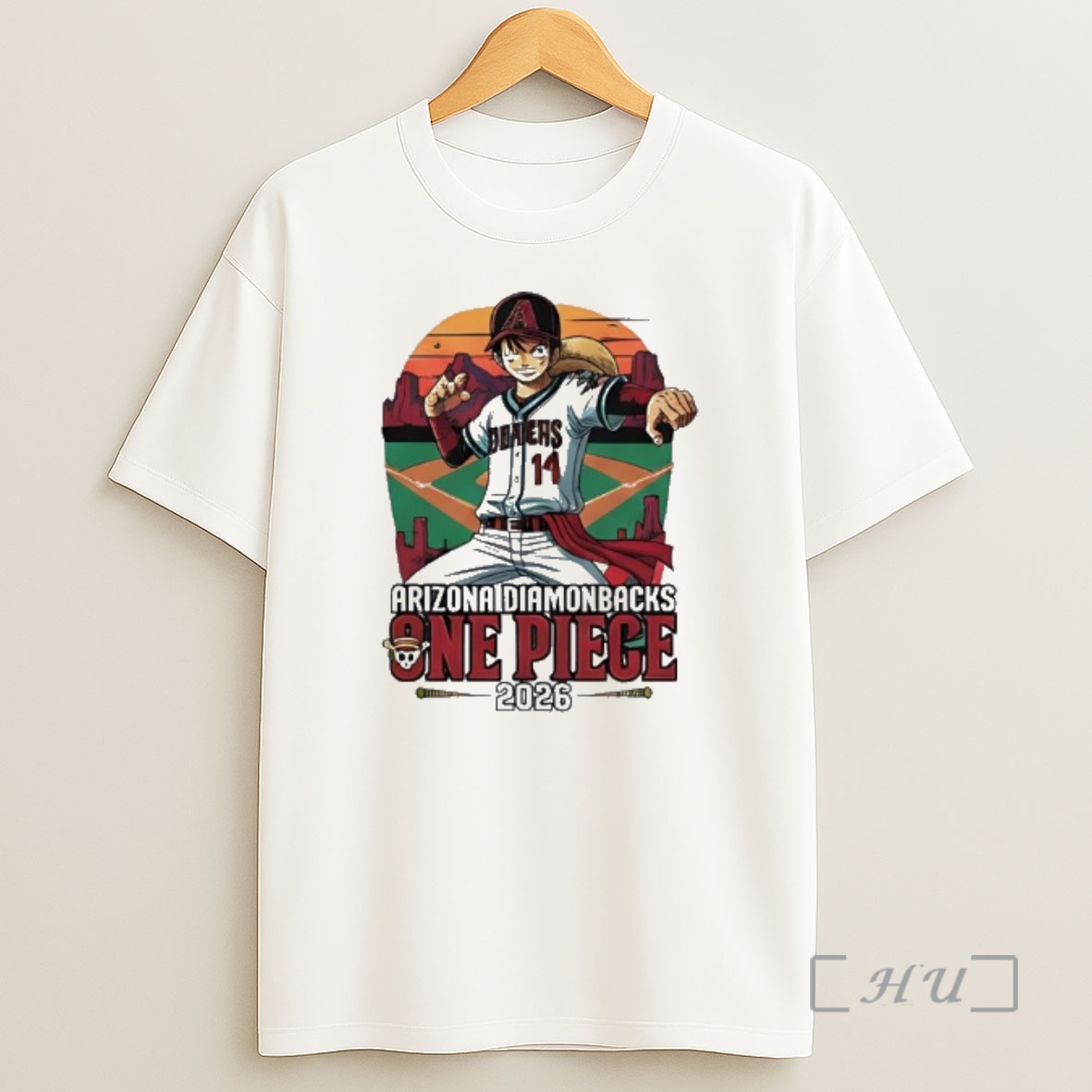 Officials Arizona Diamondbacks One Piece 2026 Luffy Shirt Sweatshirt Tee