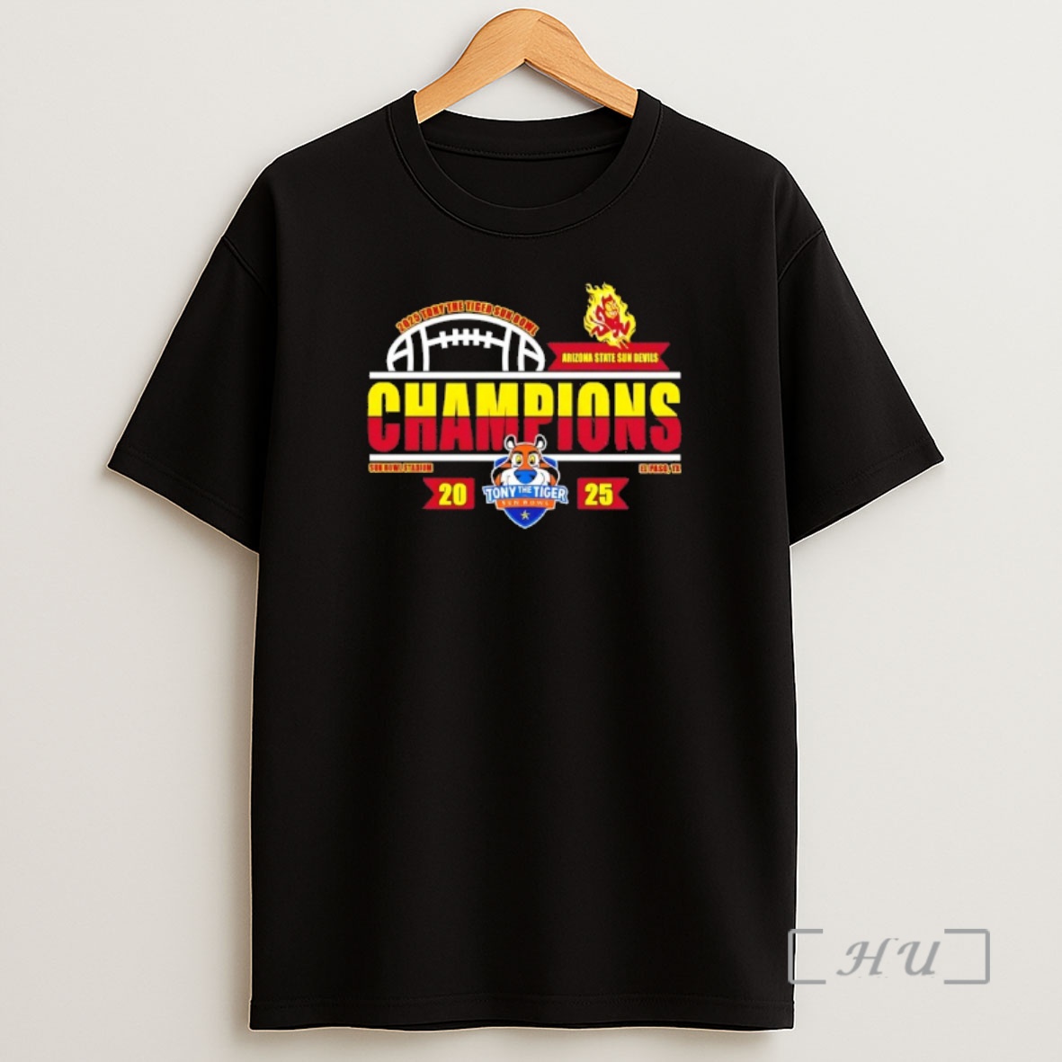 Officials Arizona State Sun Devils 2025 Tony The Tiger Sun Bowl Champions Classic Shirt Sweatshirt Tee