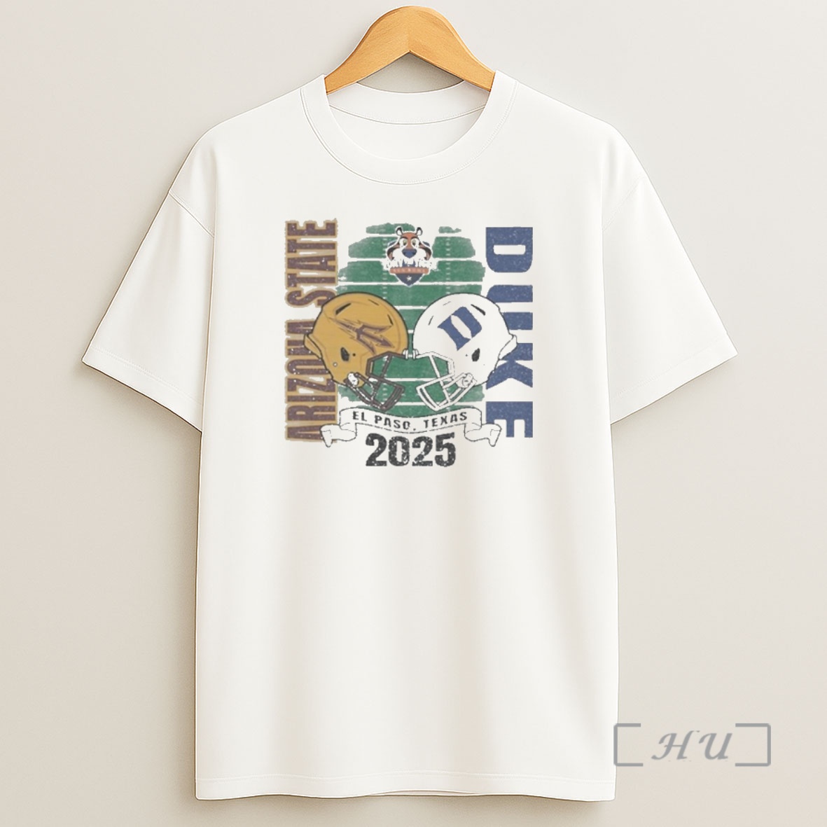 Officials Arizona State Sun Devils Vs Duke Blue Devils 2025 Tony The Tiger Sun Bowl Bound Duel Helmet Shirt Sweatshirt Tee
