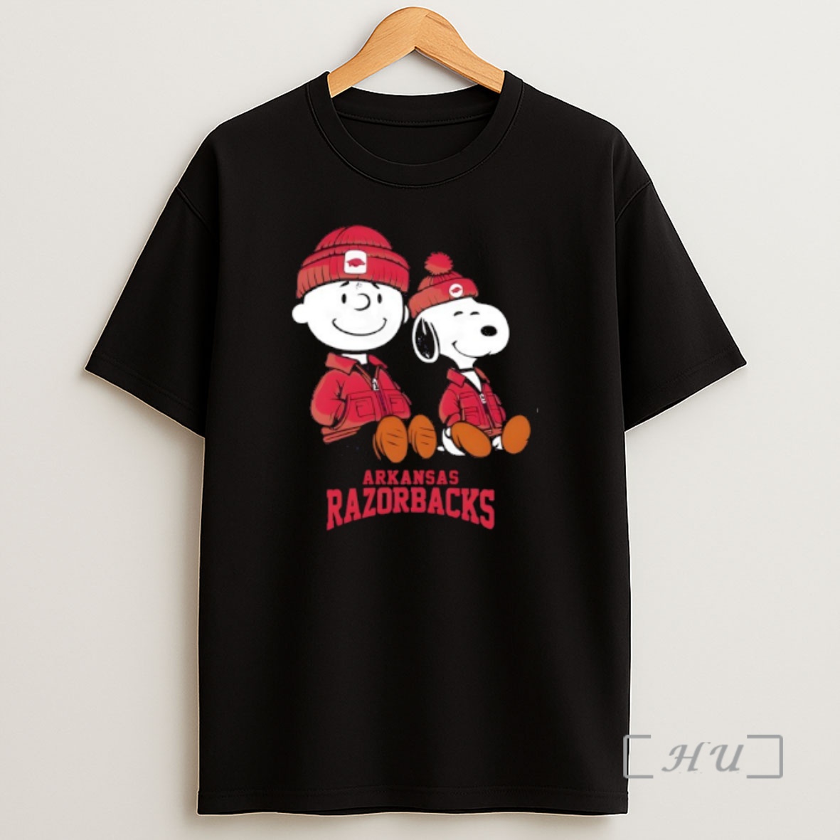 Officials Arkansas Razorbacks X Snoopy And Charlie Brown Shirt Sweatshirt Tee