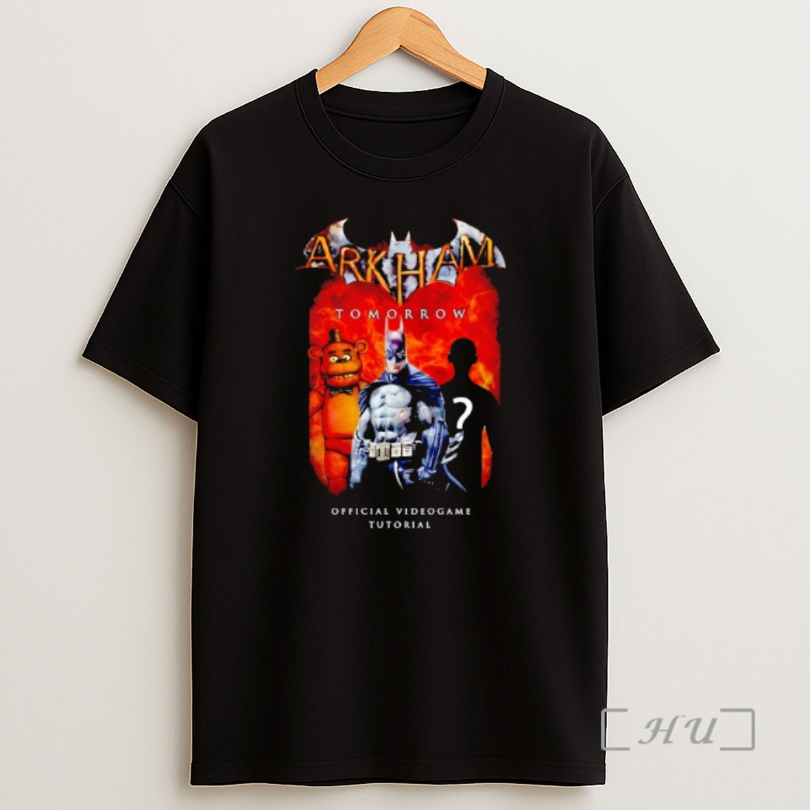 Officials Arkham Tomorrow Videogame Tutorial Batman And Freddy Fazbear Shirt Sweatshirt Tee