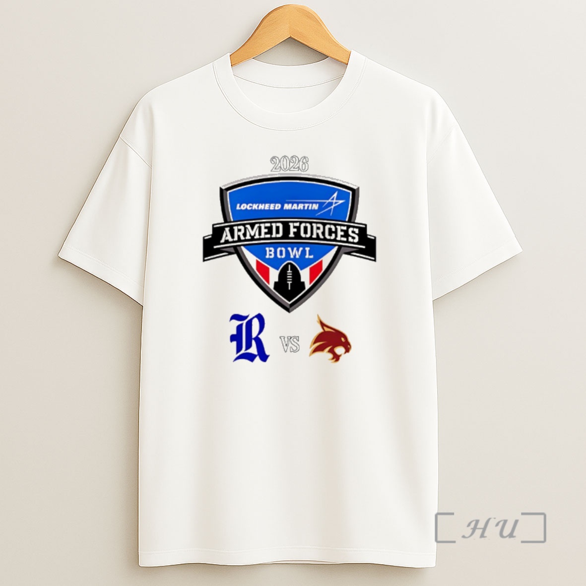 Officials Armed Forces Bowl 2026 Rice Vs Texas State Shirt Sweatshirt Tee