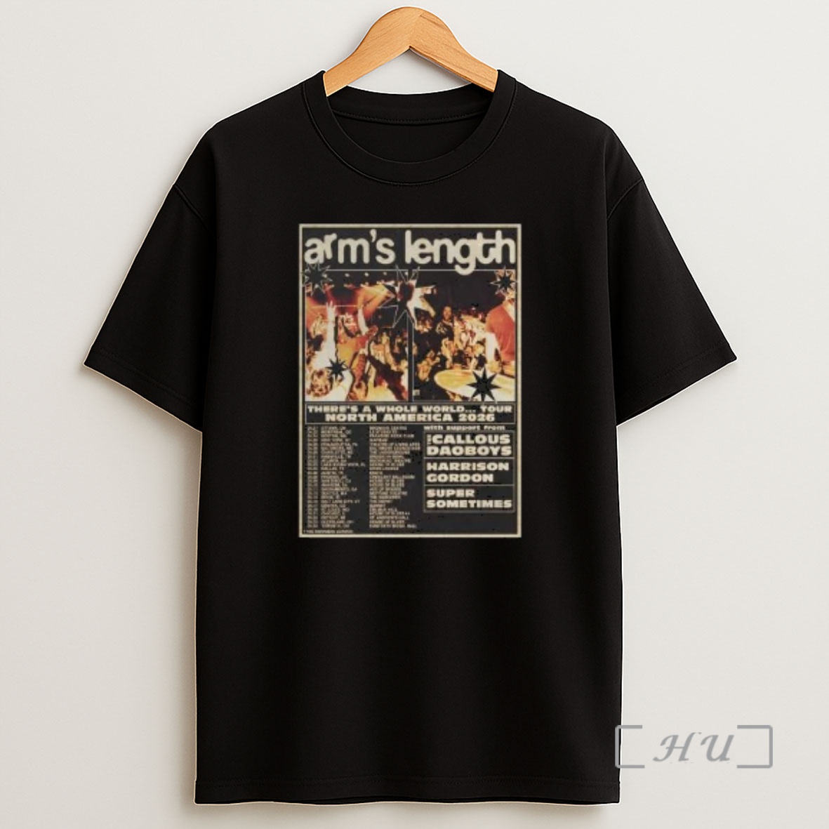 Officials Arms Length Tour North America 2026 Circle Black Shirt Sweatshirt Tee