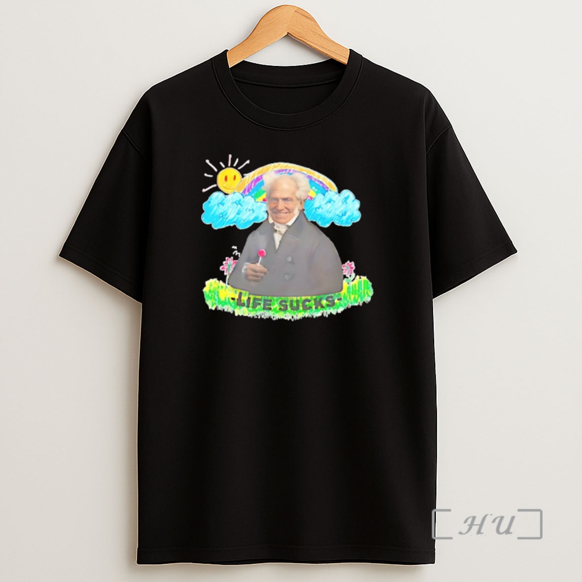Officials Arthur Schopenhauer Life Sucks Art Shirt Sweatshirt Tee