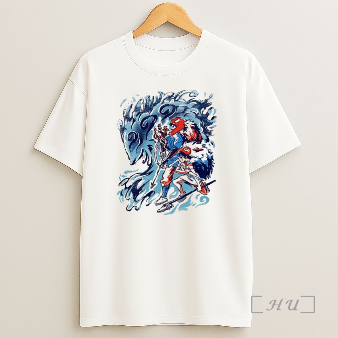 Officials Ashitaka And San Princess Mononoke Anime The Heart Of The Forest Sketch Shirt Sweatshirt Tee