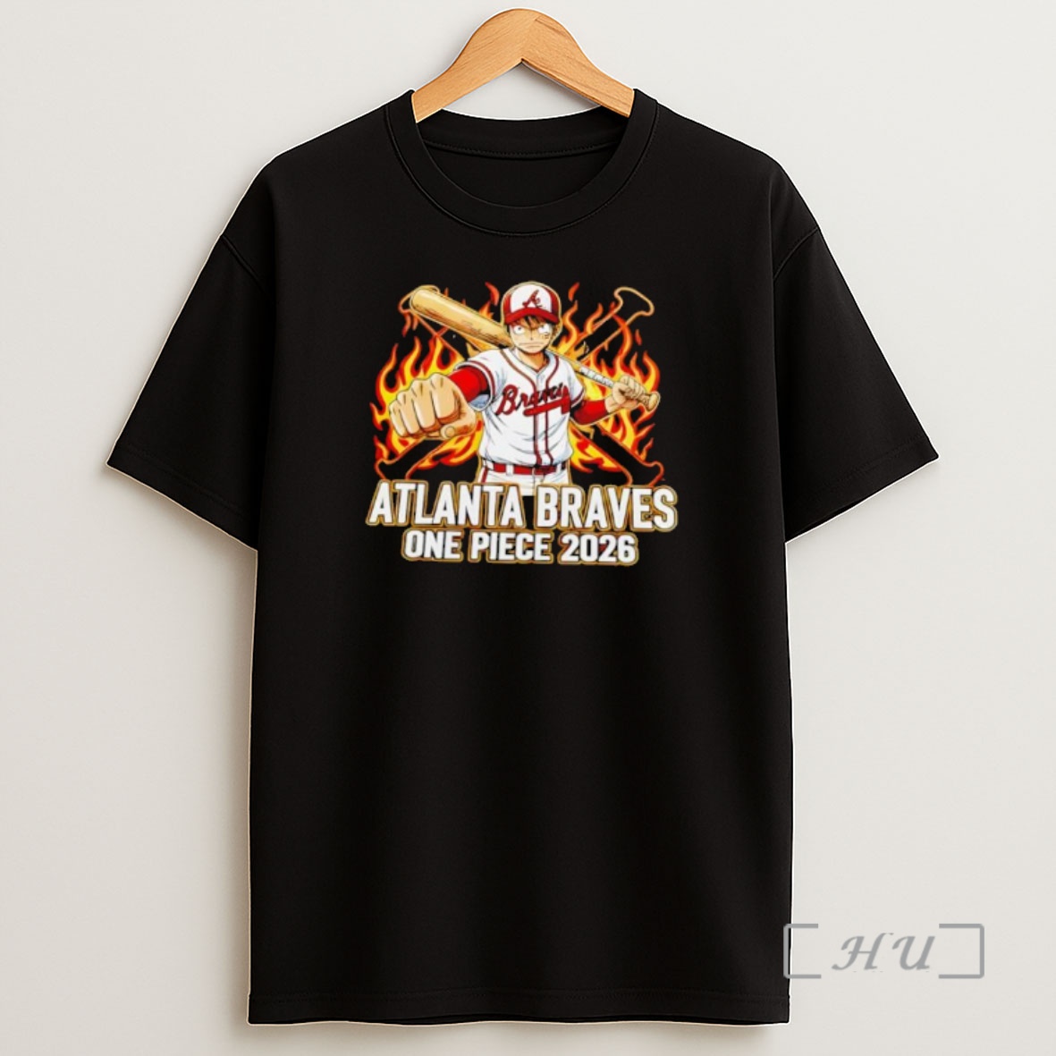 Officials Atlanta Braves One Piece 2026 Luffy Shirt Sweatshirt Tee