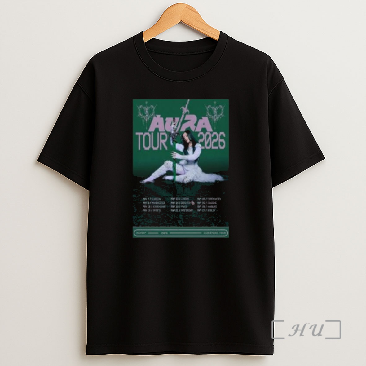 Officials Au Ra 2026 European Tour Circle Black Premium Shirt Sweatshirt Tee