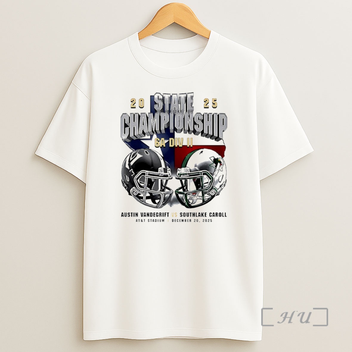Officials Austin Vandegrift Vs Southlake Carroll 2025 6a Div Ii State Championship Helmet Circle Shirt Sweatshirt Tee