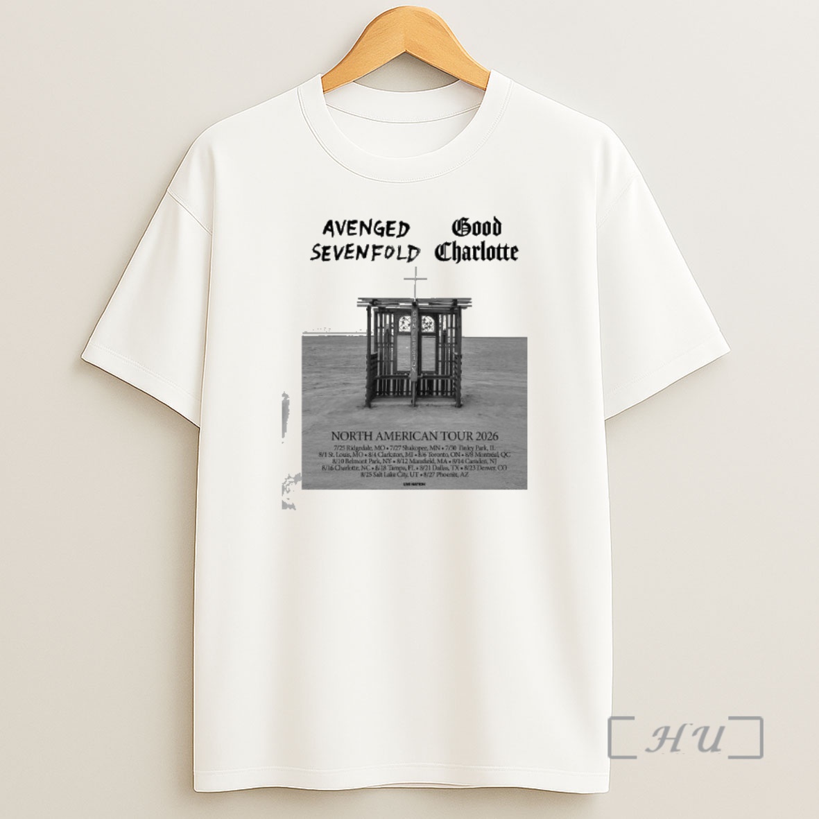 Officials Avenged Sevenfold X Good Charlotte North American Tour 2026 Shirt Sweatshirt Tee