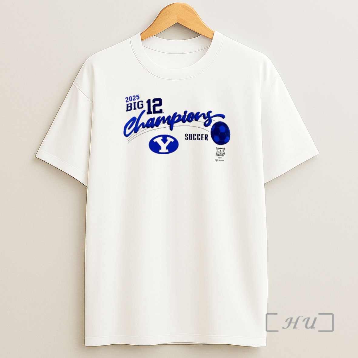 Officials Byu 2025 Big 12 Soccer Champions Premium Shirt Sweatshirt Tee
