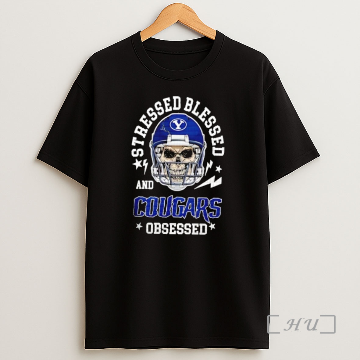 Officials Byu Cougars Ncaa Obsessed Helmet Skull Premium Shirt Sweatshirt Tee