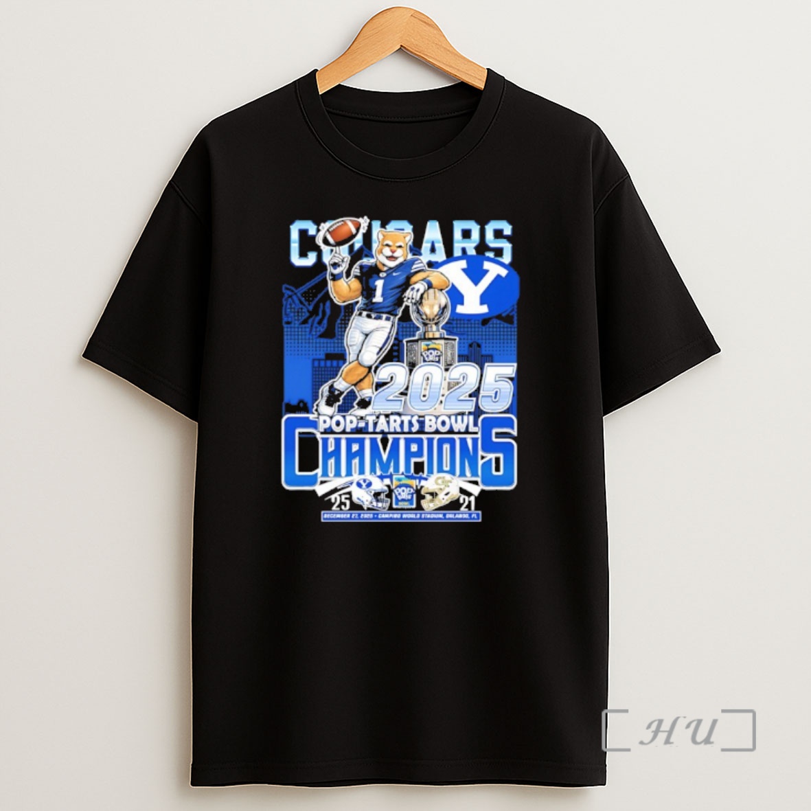 Officials Byu Cougars Pop Tarts Bowl 25 21 Dec 27 2025 Mascot Shirt Sweatshirt Tee