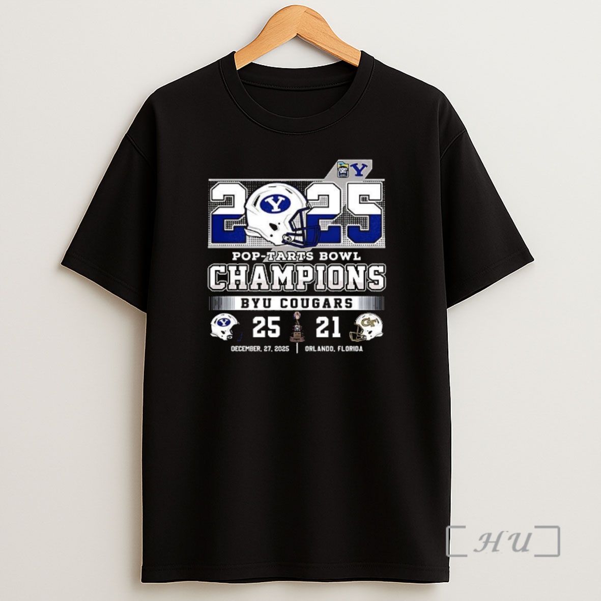 Officials Byu Pop Tarts Bowl Champions Helmet Shirt Sweatshirt Tee