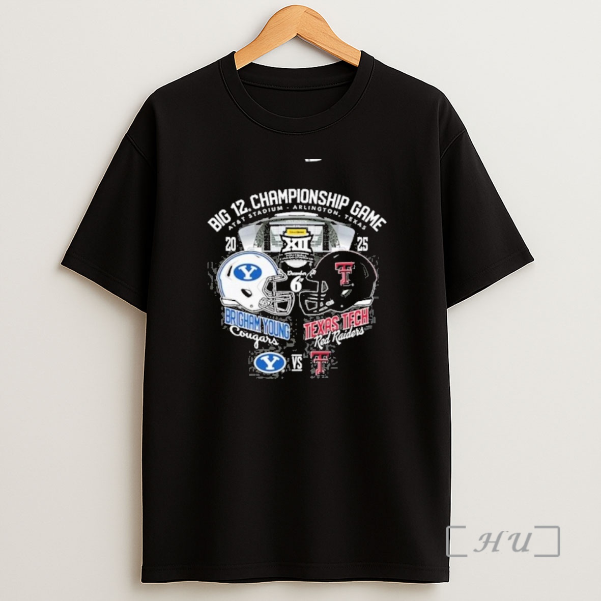 Officials Byu Vs Texas Tech 2025 Big 12 Football Championship Game Matchup Premium Shirt Sweatshirt Tee