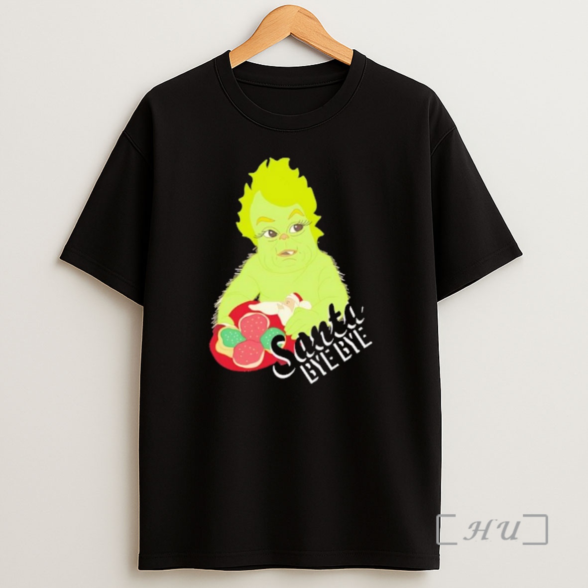 Officials Baby Grinch Santa Bye Bye Premium Shirt Sweatshirt Tee