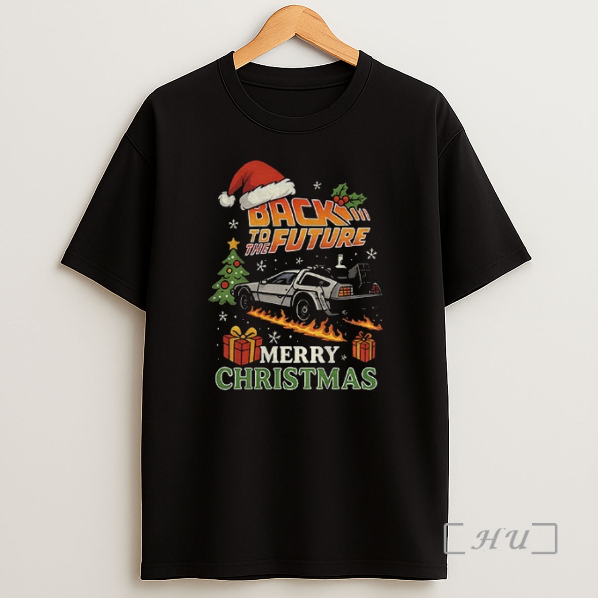 Officials Back To The Future Merry Christmas Santa Hat Merry Christmas Premium Shirt Sweatshirt Tee