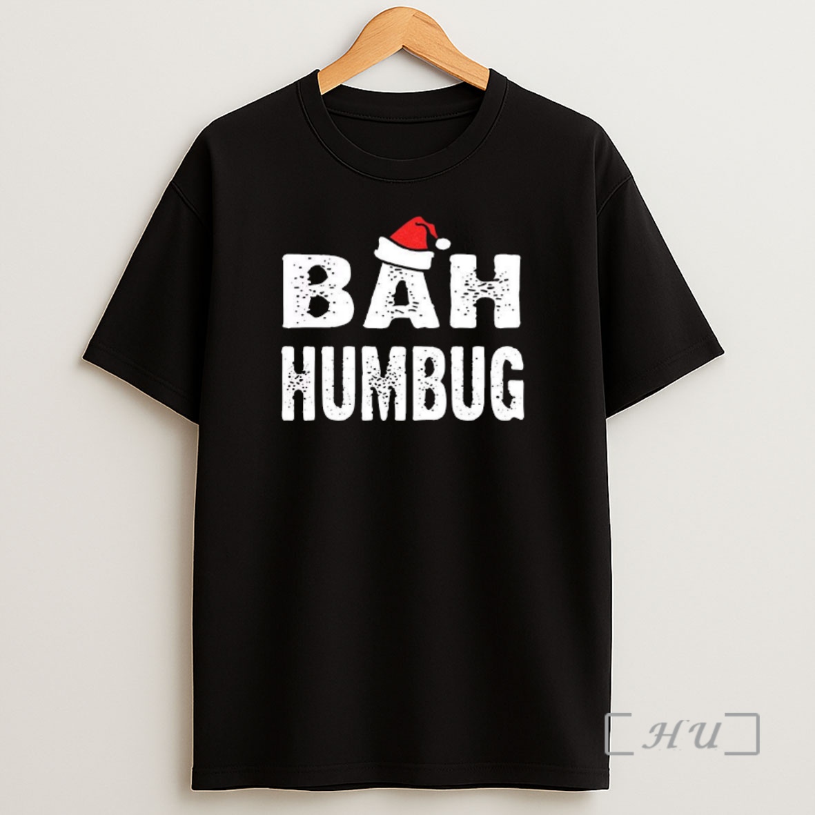 Officials Bah Humbug Santa Hat Christmas Letter Shirt Sweatshirt Tee