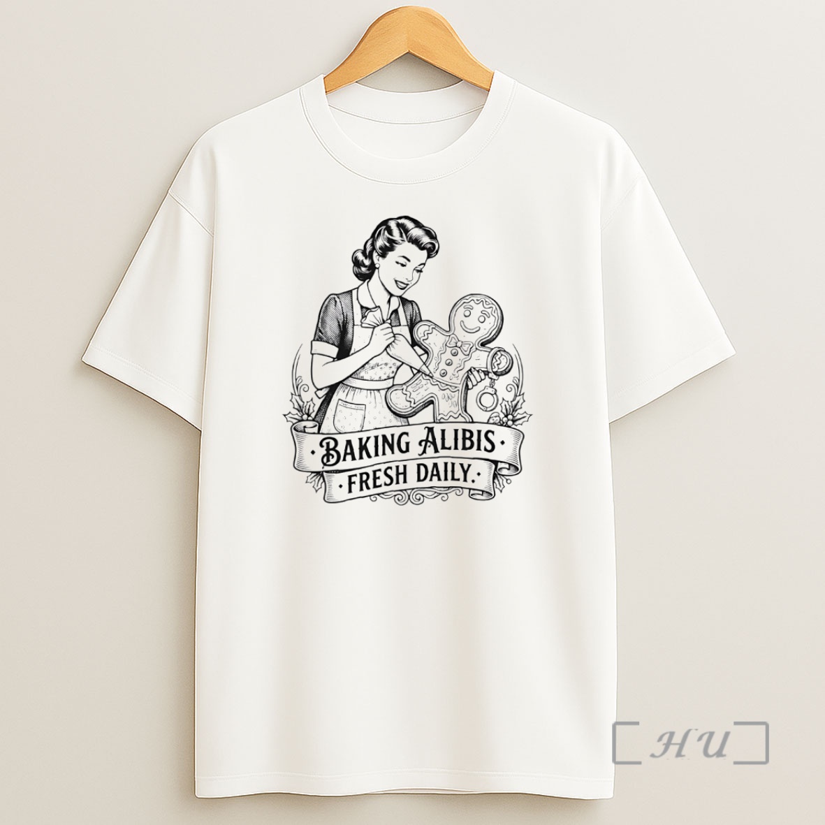 Officials Baking Alibis Gingerbread Fresh Daily Christmas Premium Shirt Sweatshirt Tee