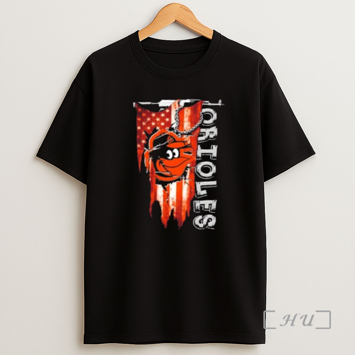 Officials Baltimore Orioles Baseball Battle Shattered Usa Flag Rip Design Shirt Sweatshirt Tee