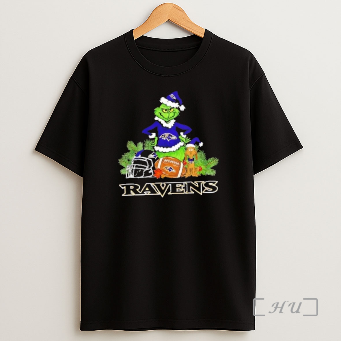 Officials Baltimore Ravens Football X Grinch Merry Christmas Graphic Premium Shirt Sweatshirt Tee