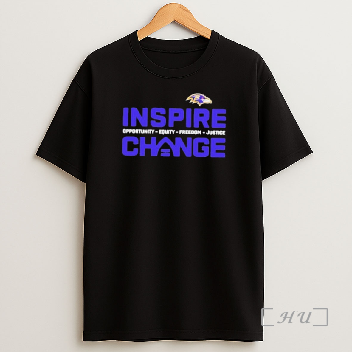 Officials Baltimore Ravens Inspire Change Opportunity Equity Freedom Justice Shirt Sweatshirt Tee
