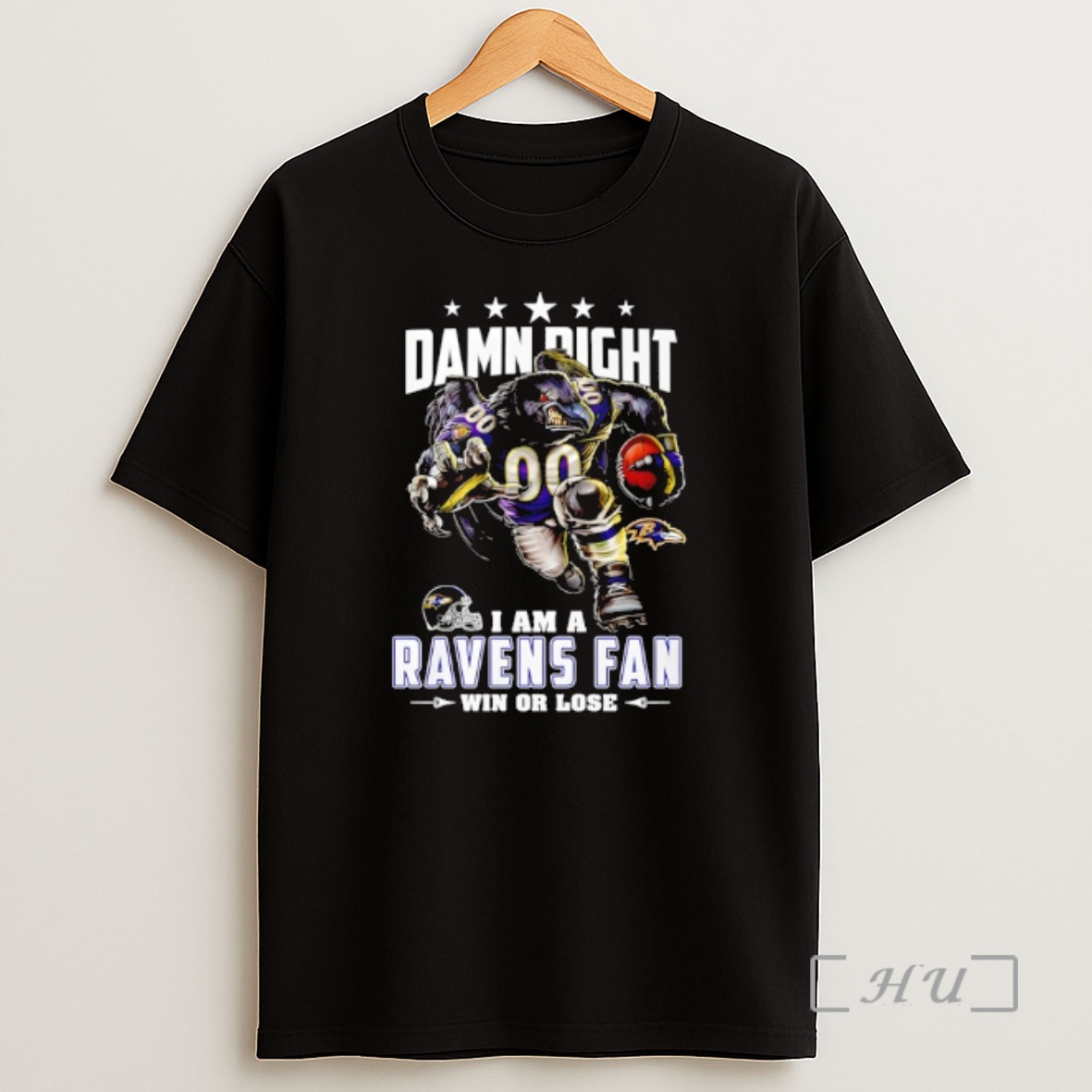 Officials Baltimore Ravens Mascot Damn Right I Am A Cowboys Fan Win Or Lose Shirt Sweatshirt Tee
