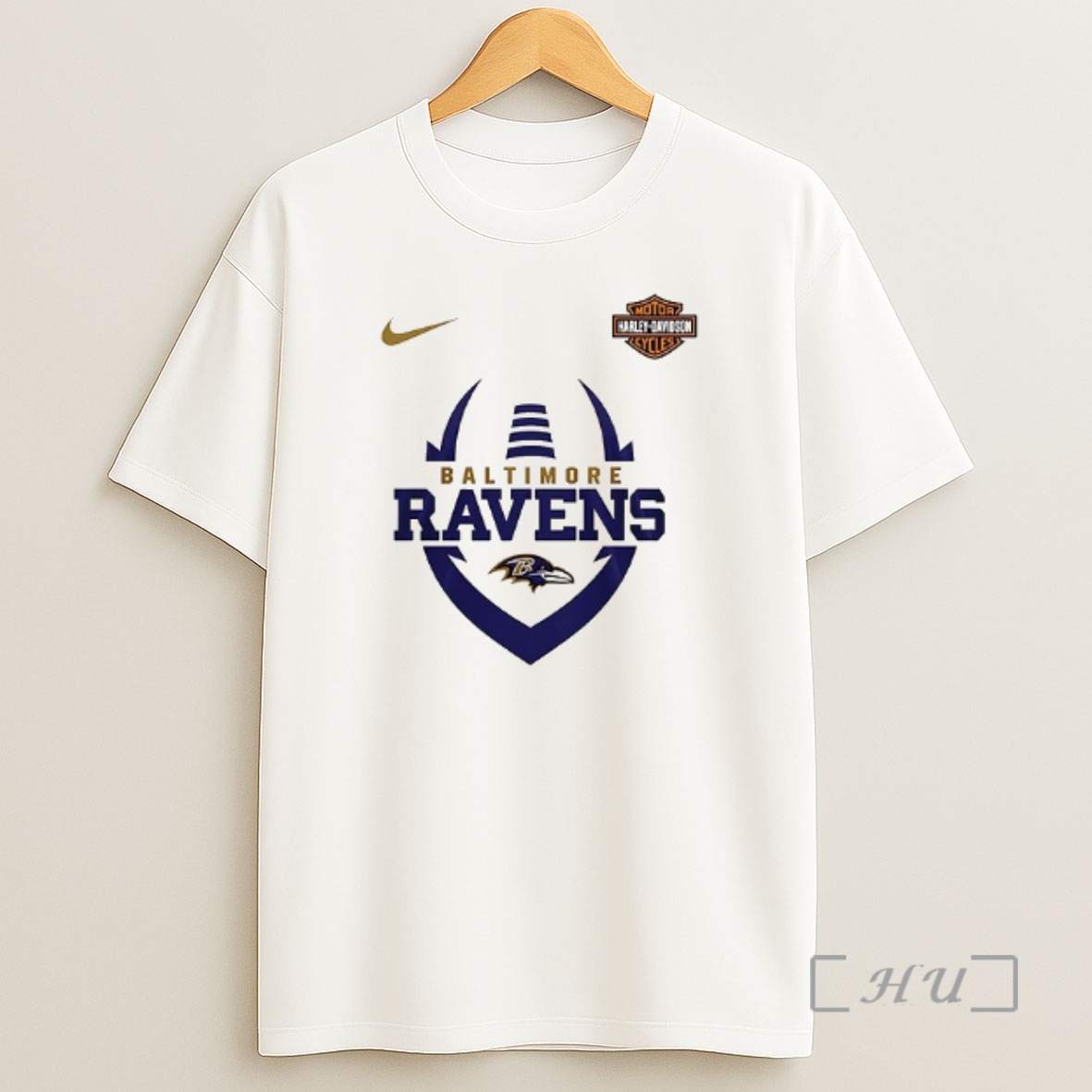 Officials Baltimore Ravens X Peanuts Snoopy Harley Davidson Live To Ride Ride To Live Double Sided Graphic Shirt Sweatshirt Tee
