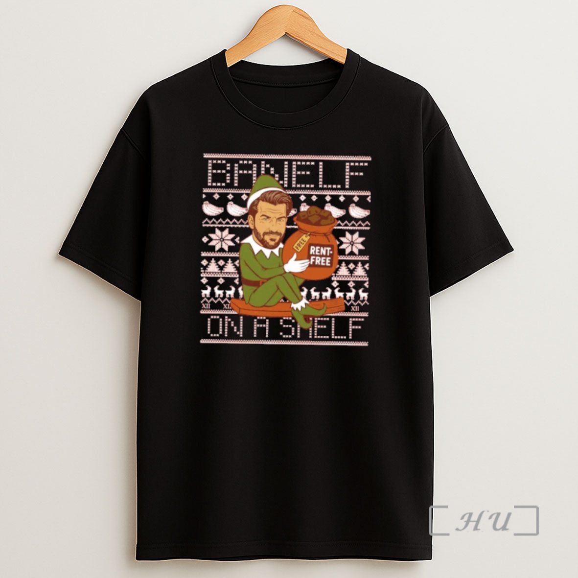 Officials Banelf On A Shelf Ugly Christmas Sweat Shirt Sweatshirt Tee