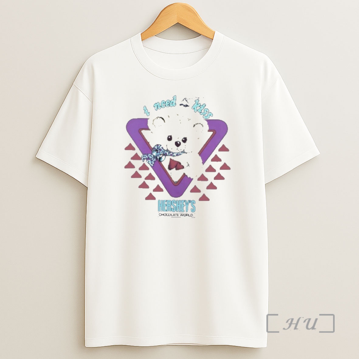 Officials Bear I Need A Kiss Hersheys Kisses Shirt Sweatshirt Tee