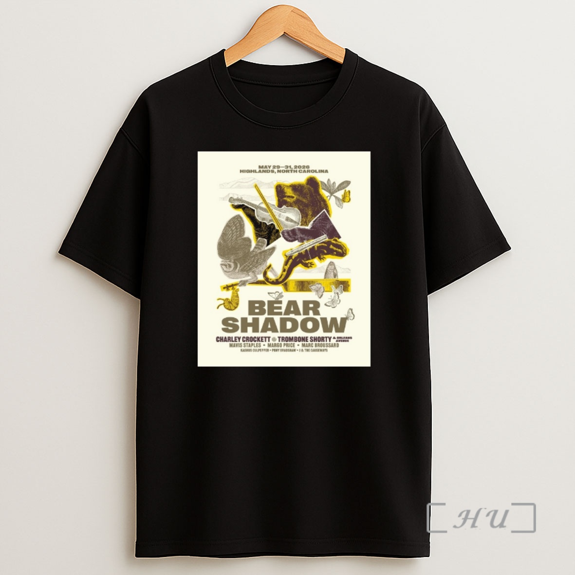 Officials Bear Shadow Festival May 29 31 2026 Highlands North Carolina Premium Shirt Sweatshirt Tee