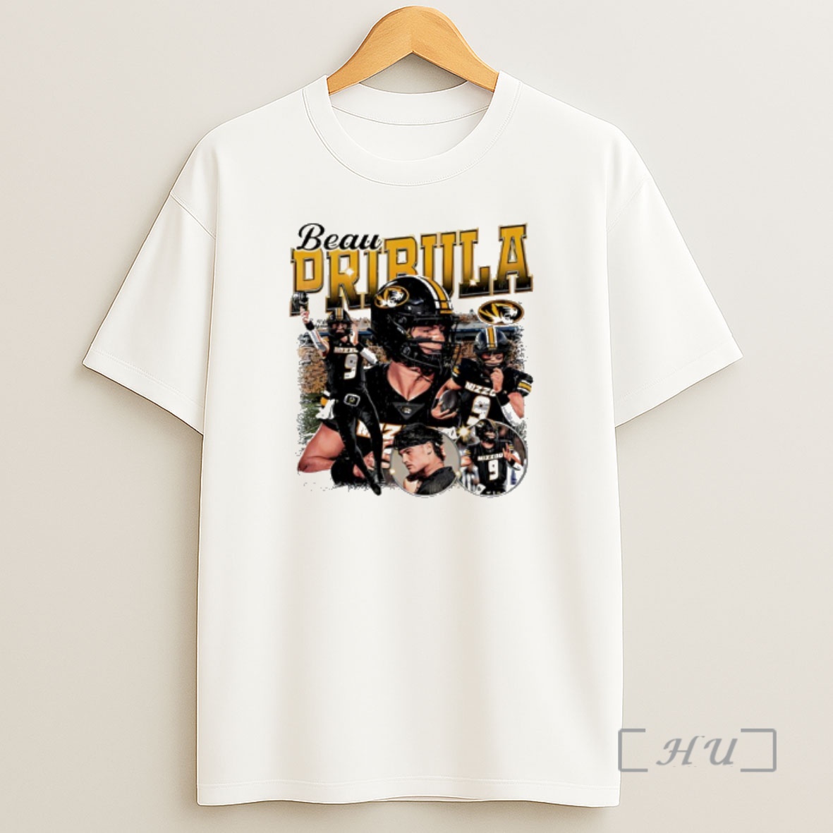 Officials Beau Pribula Mizzou Tigers Player Collage Shirt Sweatshirt Tee