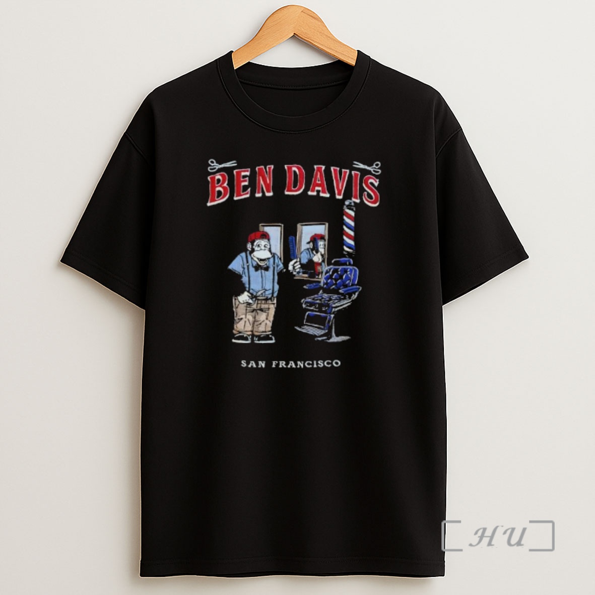 Officials Ben Davis San Francisco Monkey Barber Shop Graphic Shirt Sweatshirt Tee