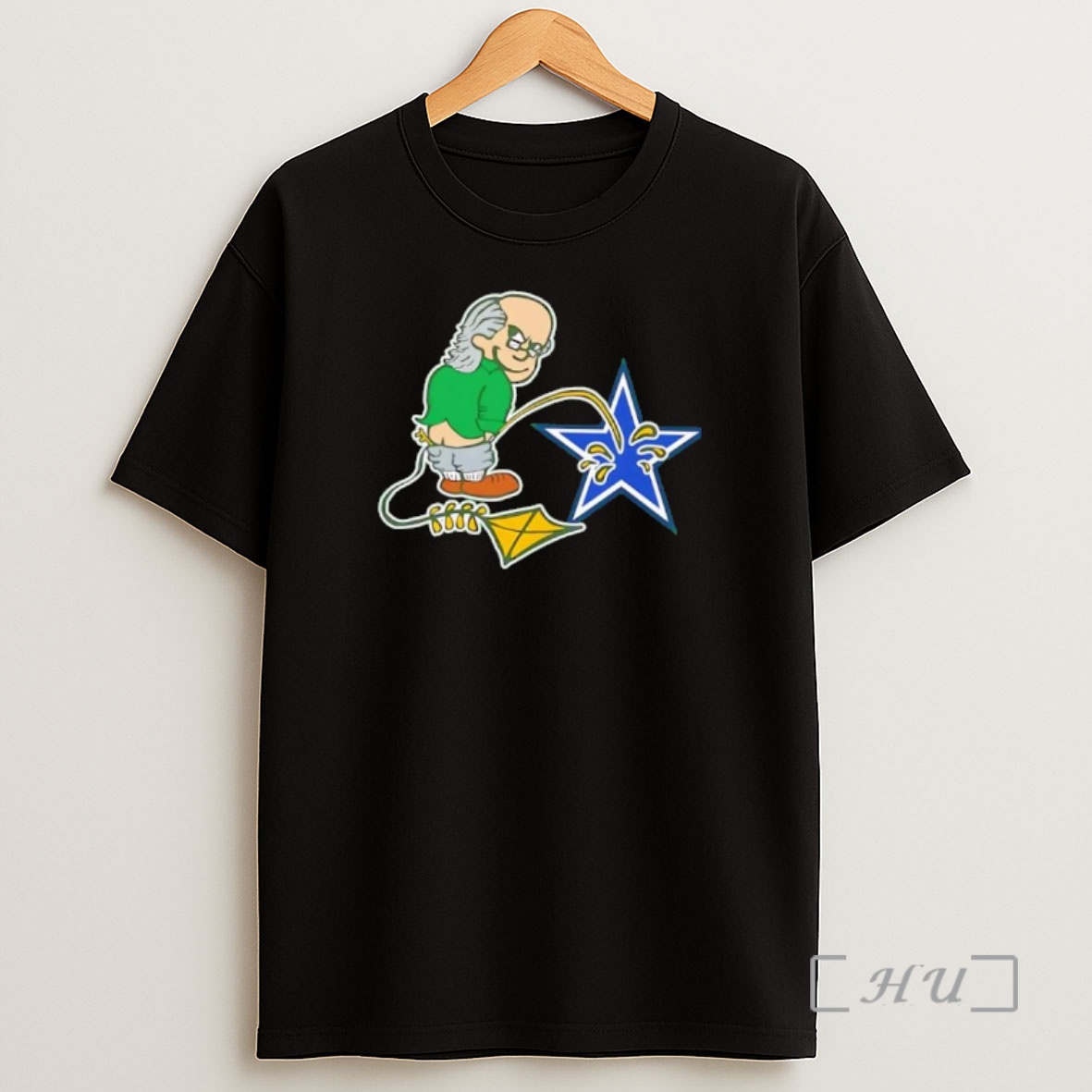 Officials Ben Franklin Whizzing On The Blue Star Philadelphia Eagles Premium Shirt Sweatshirt Tee