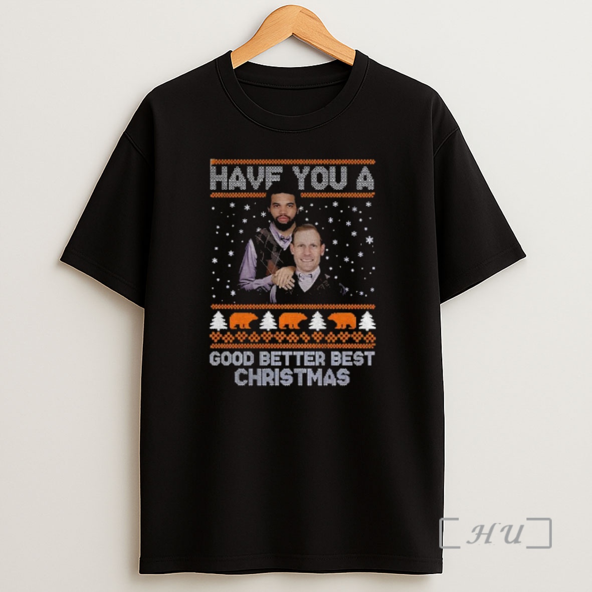 Officials Ben Johnson Caleb Williams Have You A Good Better Best Christmas Chicago Bears Ugly Xmas Premium Shirt Sweatshirt Tee