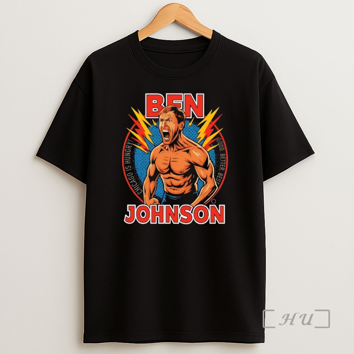 Officials Ben Johnson Shirtless Good Better Best Coach Chicago Bears Premium Shirt Sweatshirt Tee