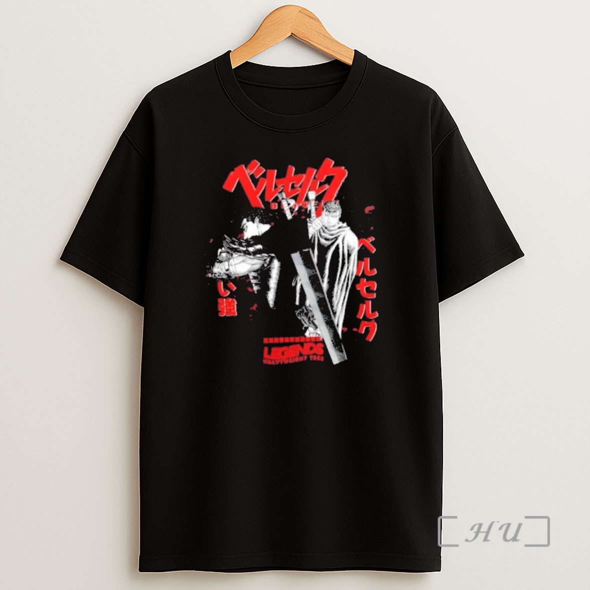 Officials Berserk Guts Anime Graphic Shirt Sweatshirt Tee