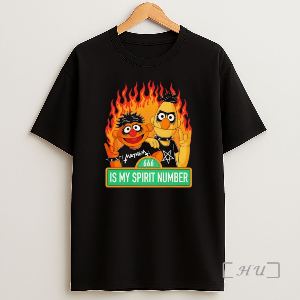 Officials Bert And Ernie 666 Is My Spirit Number Shirt Sweatshirt Tee