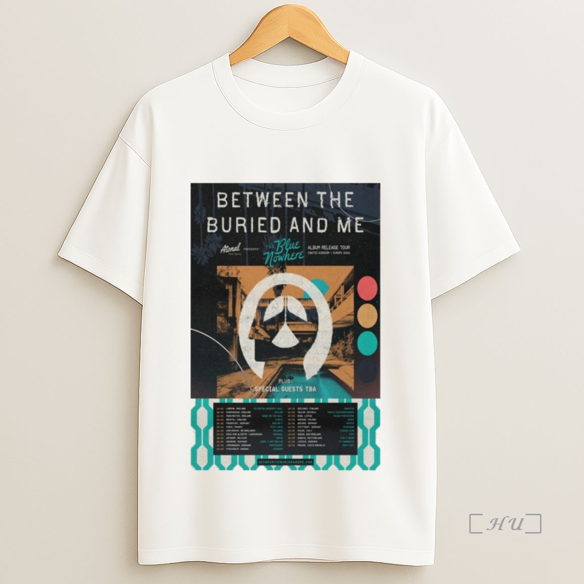 Officials Between The Buried And Me Uk Europe Tour 2026 Premium Shirt Sweatshirt Tee