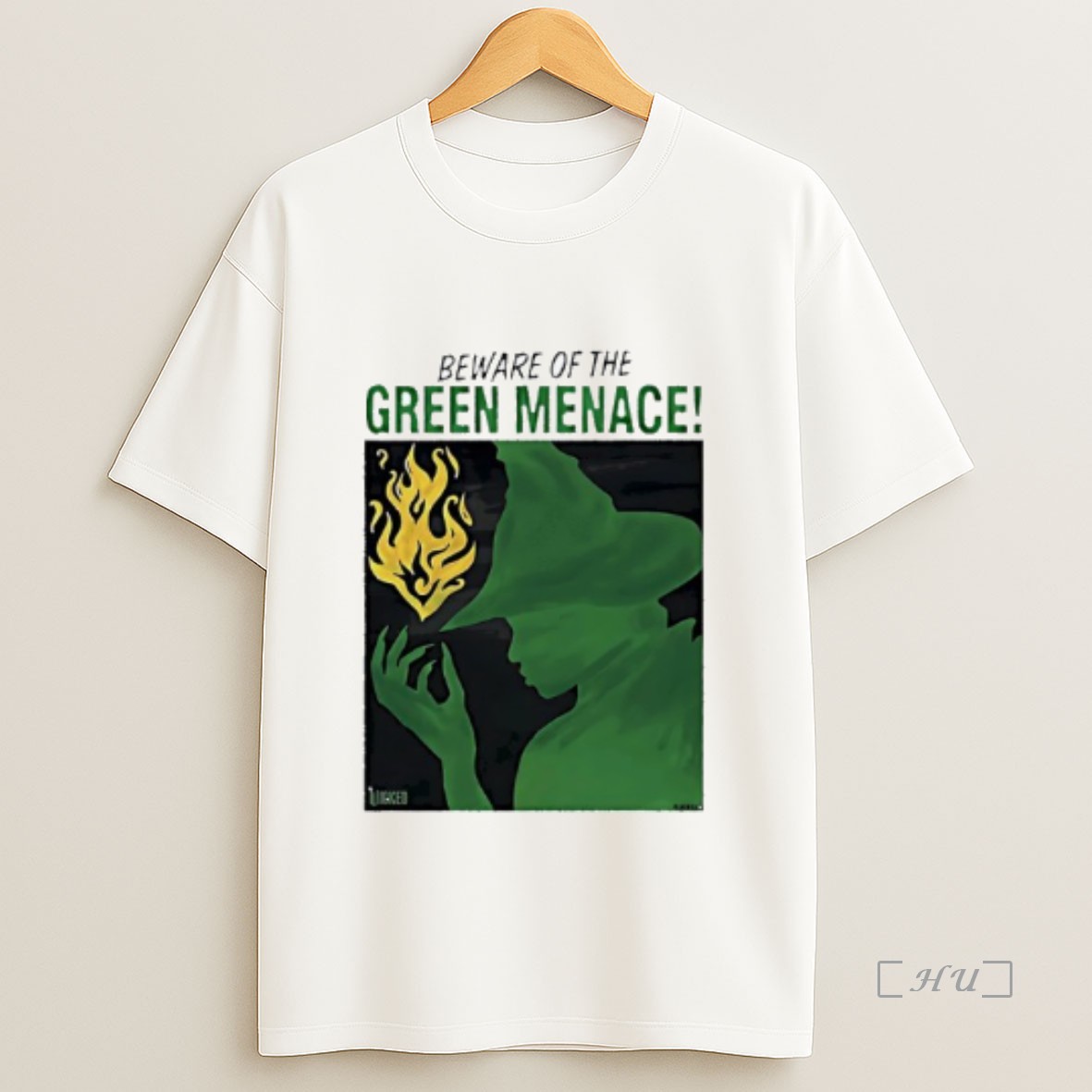 Officials Beware Of The Green Menace Elphaba Wicked Circle Premium Shirt Sweatshirt Tee