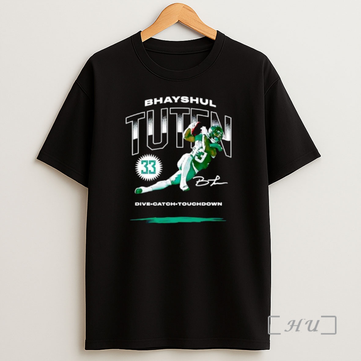 Officials Bhayshul Tuten Jacksonville Jaguars Football Dive Catch Touchdown Signature Ornaments Shirt Sweatshirt Tee