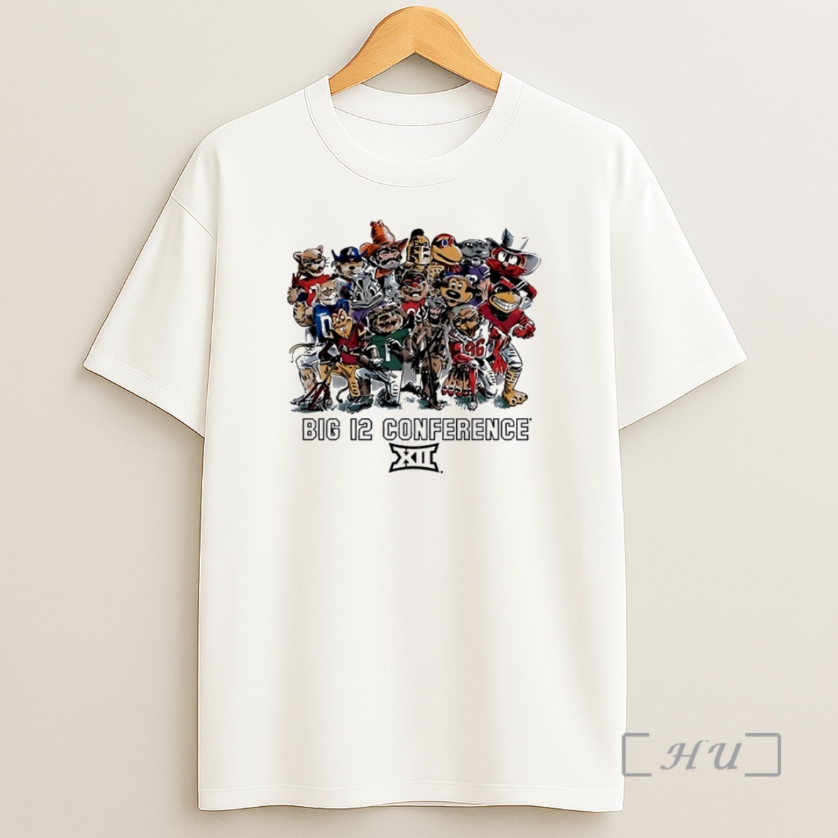 Officials Big 12 Conference Mascot Circle Shirt Sweatshirt Tee