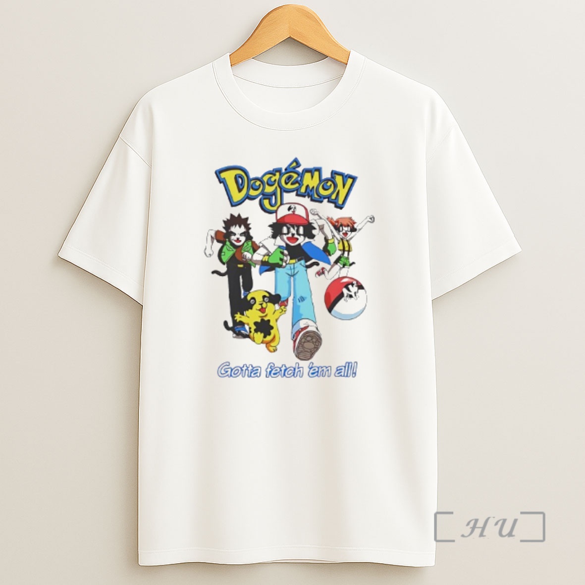 Officials Big Dogs Dogemon Gotta Fetch Em All Premium Shirt Sweatshirt Tee