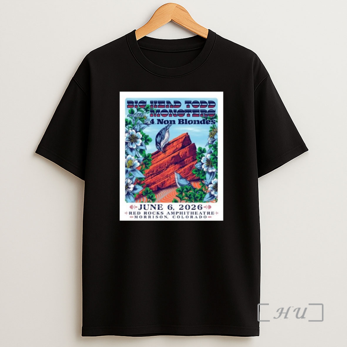 Officials Big Head Todd And The Monsters With 4 Non Blondes June 6 2026 Shirt Sweatshirt Tee