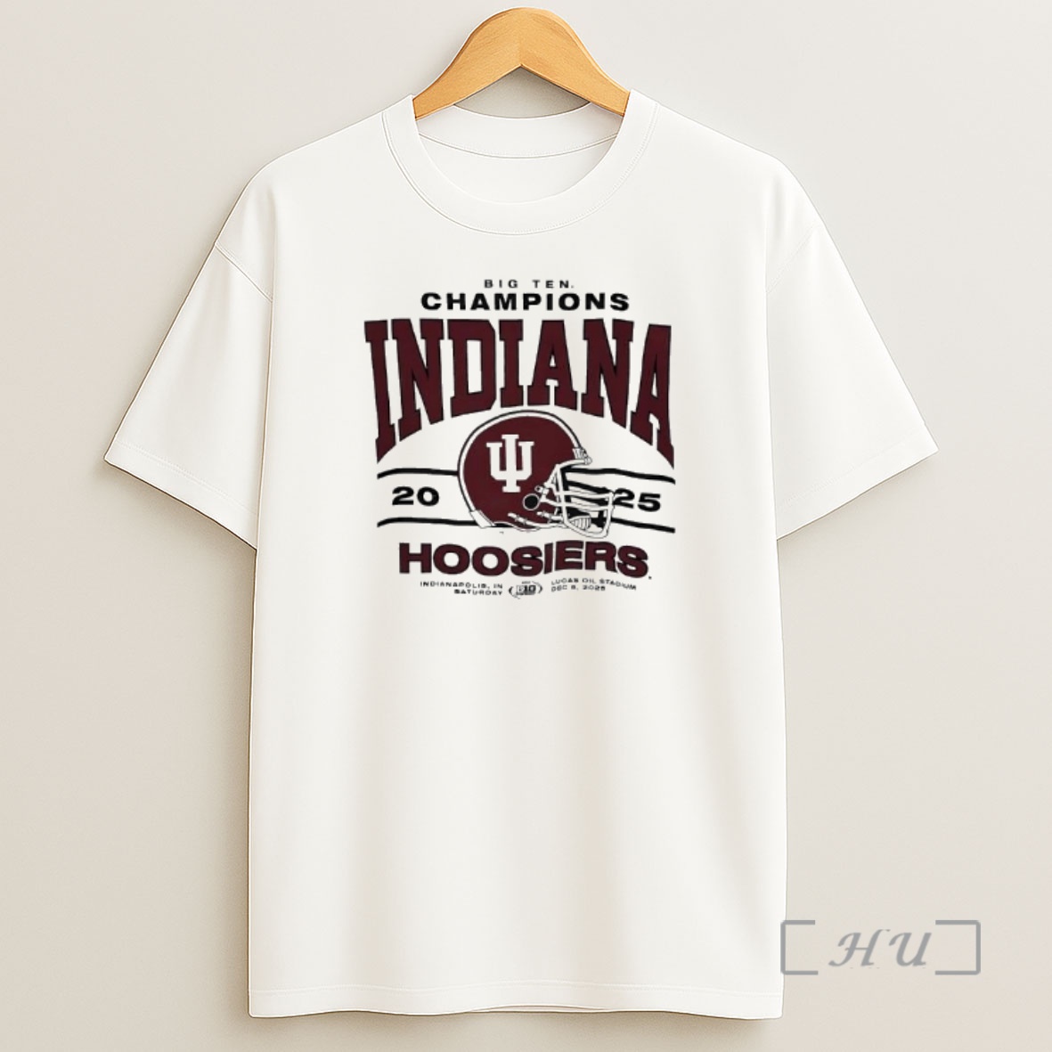Officials Big Ten Champions Indiana Hoosiers 2025 Football Premium Shirt Sweatshirt Tee