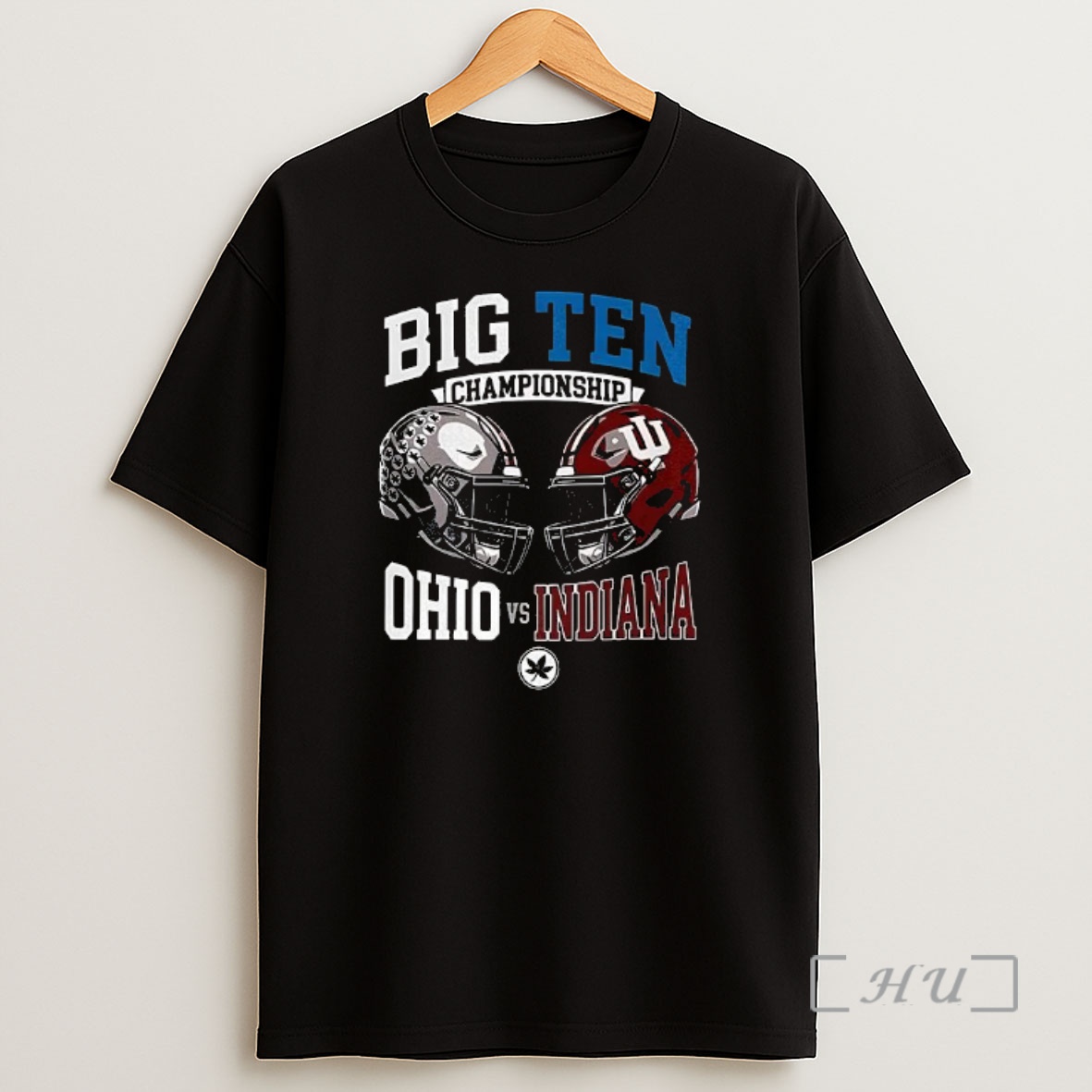 Officials Big Ten Championship Ohio State Vs Indiana Helmet Premium Shirt Sweatshirt Tee