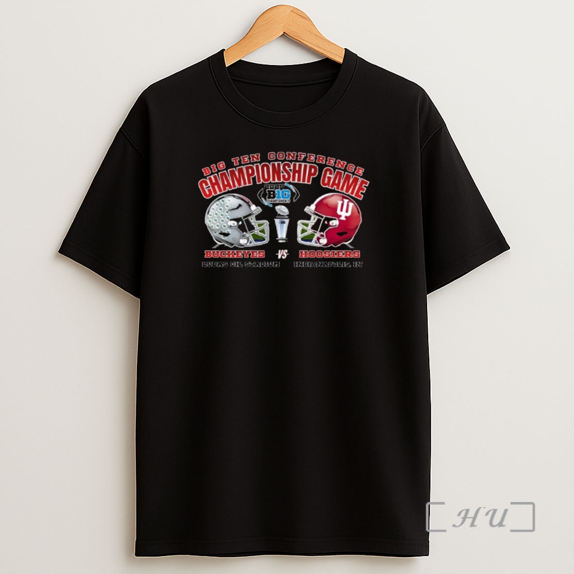 Officials Big Ten Conference Championship Game 2025 Buckeyes Vs Hoosiers Lucas Oil Stadium Premium Shirt Sweatshirt Tee