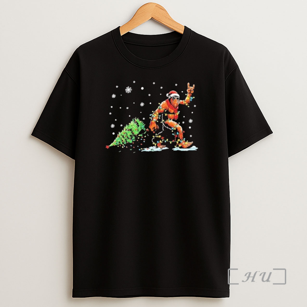 Officials Bigfoot Six Seven Tree Christmas Premium Shirt Sweatshirt Tee